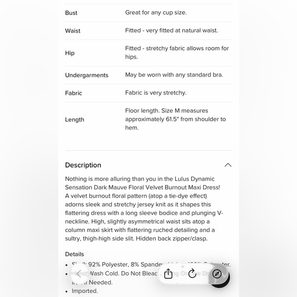 Lulu’s Dynamic Sensation Dark Mauve Floral Velvet Burnout Maxi Dress - Picture 6 of 9